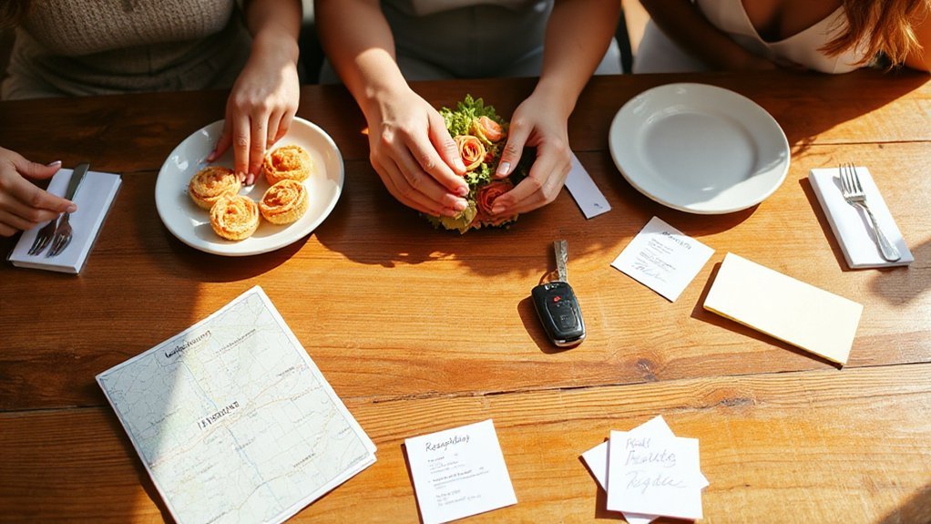 reserve meals coordinate transportation