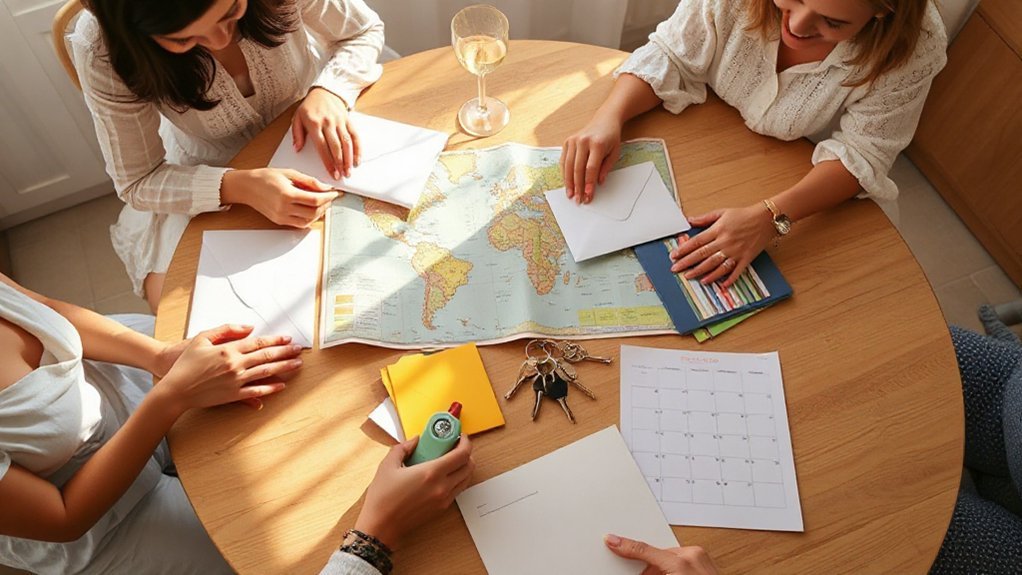 set dates secure accommodations