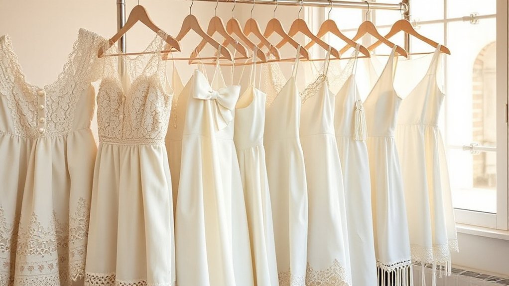 sleek modern lace romance