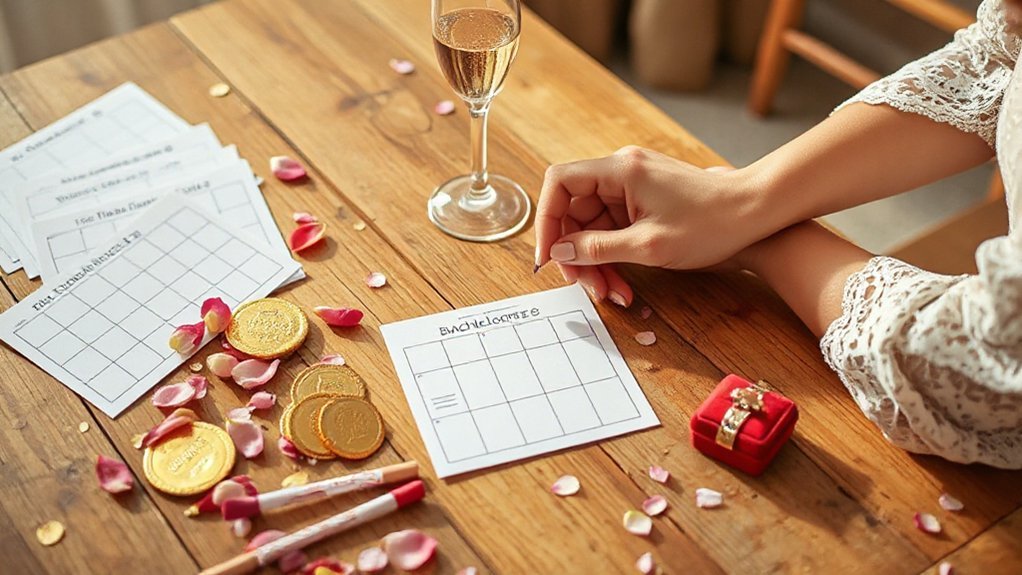 structured bride focused bingo