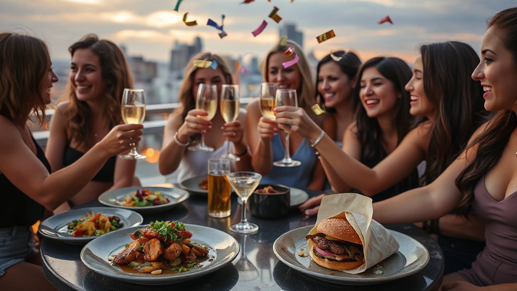 tasting dumplings burritos fast