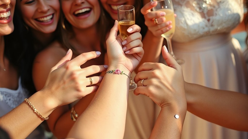 temporary bachelorette party tattoos