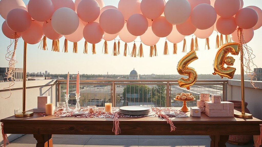 zoned sustainable balloon decor